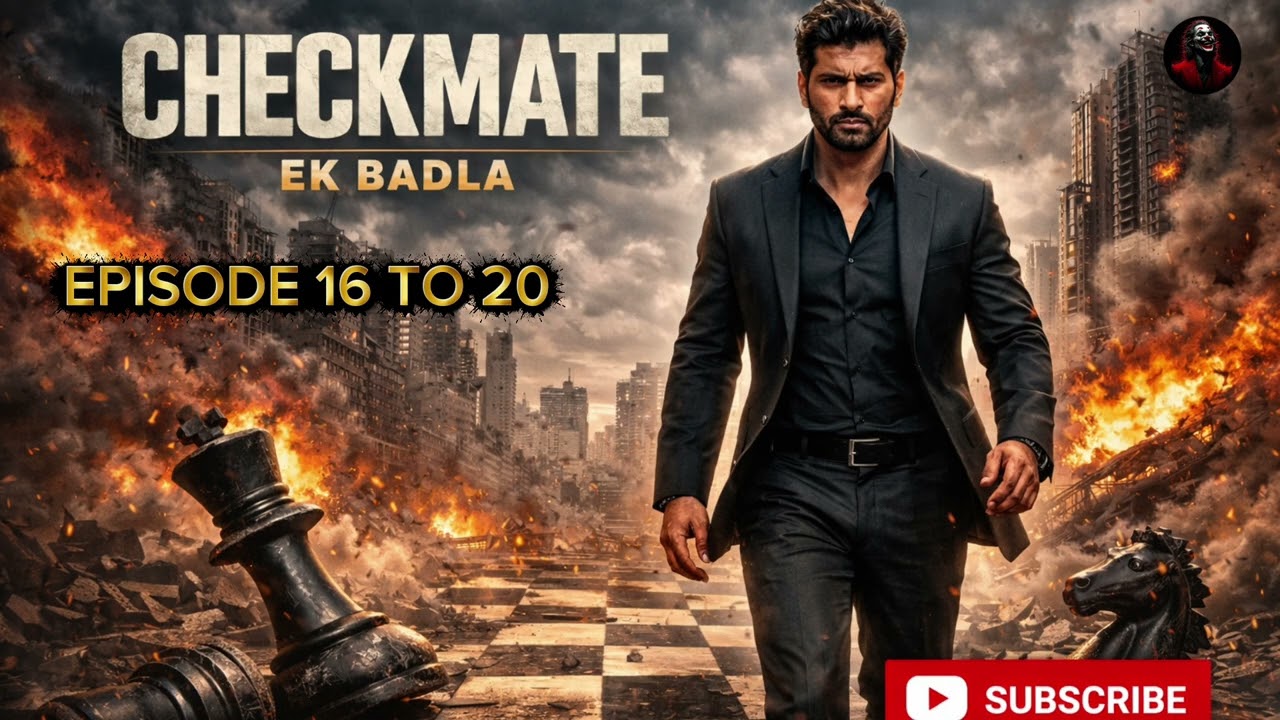 [ CHECKMATE EK BADLA ]  Hindi story ek  billionaire ki..Ai generate Story episode 16 to 20
