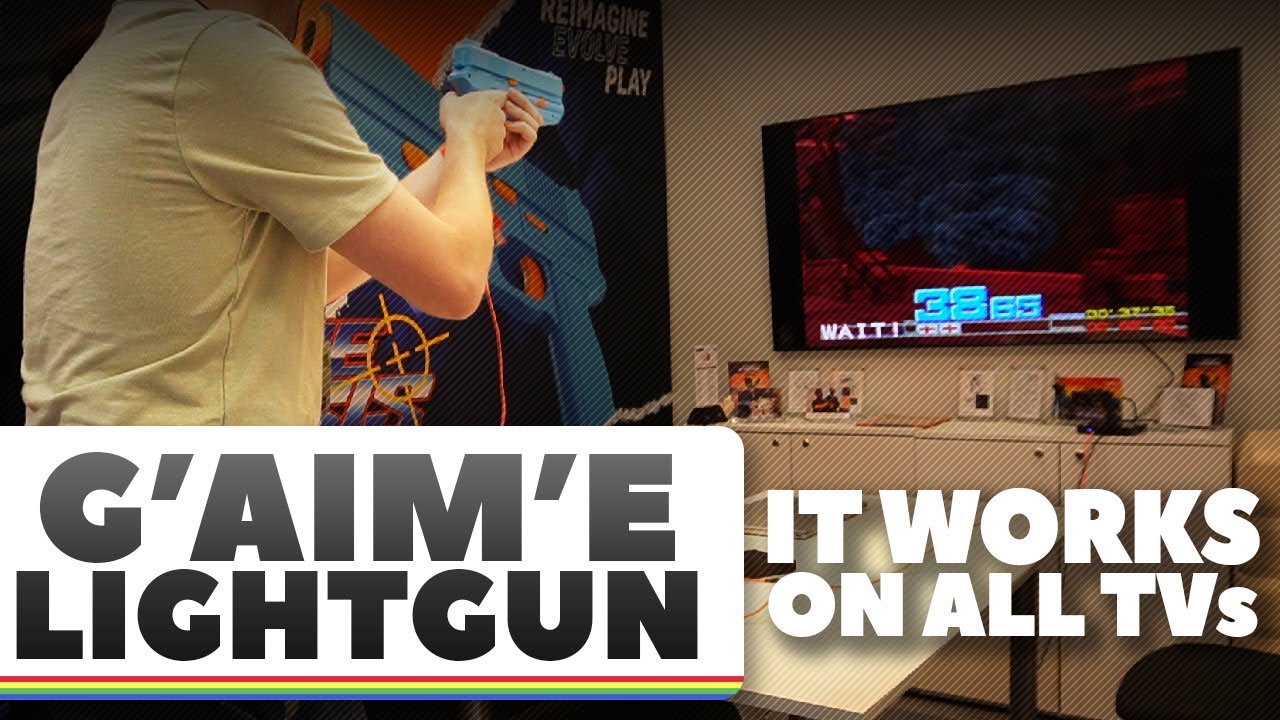The G'AIM'E Lightgun Actually Works on Modern Displays