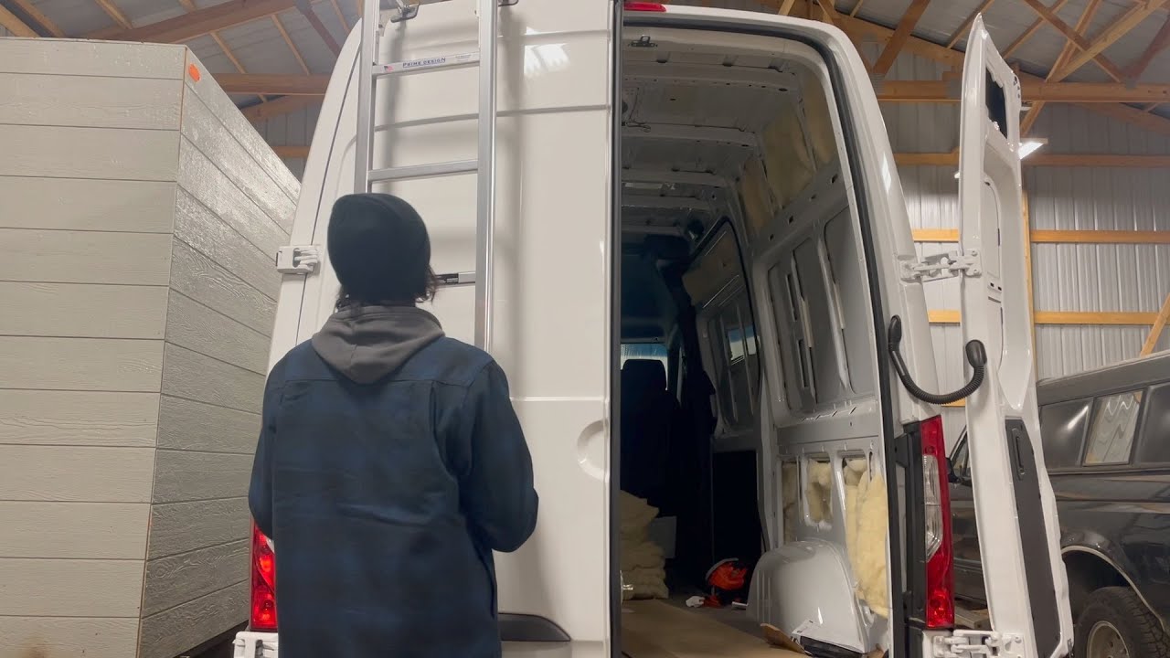 Installing a Ladder to the Back of My Sprinter Van