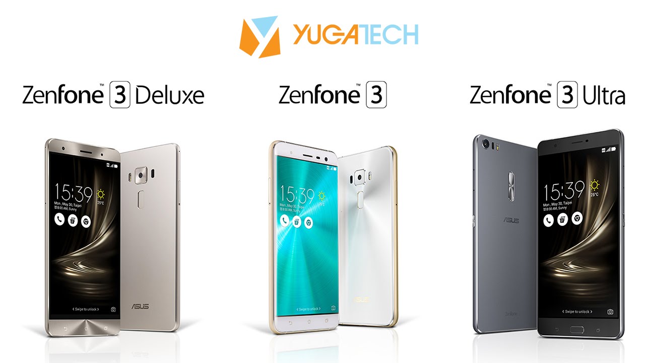 Meet the Asus Zenfone 3, Zenfone 3 Deluxe and Zenfone 3 Ultra: Specs and Prices