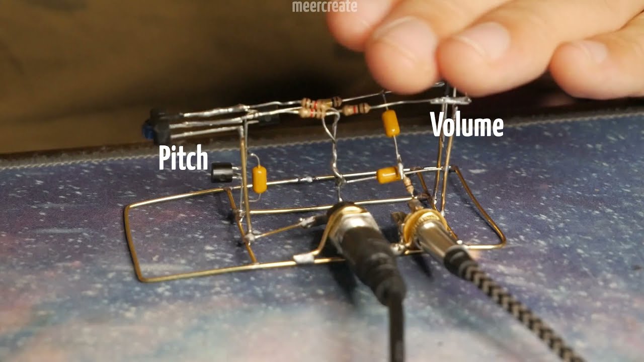 Infrared Reflex Theremin Demo | A Decent Sounding Optical Theremin (Schematic at end of video)