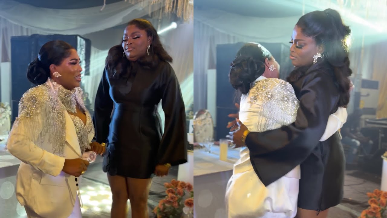 FUNKE AKINDELE MADE A BEAUTIFUL SURPRISE APPEARANCE TO FATHIA BALOGUN 55TH BIRTHDAY PARTY
