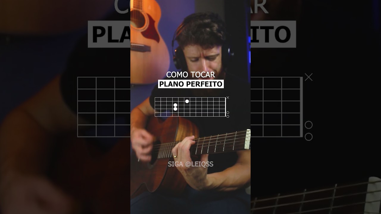 COMO TOCAR Plano Perfeito no VIOL&Atilde;O #violao #comotocarviolao #auladeviolao #leiqs #louvor #gospel