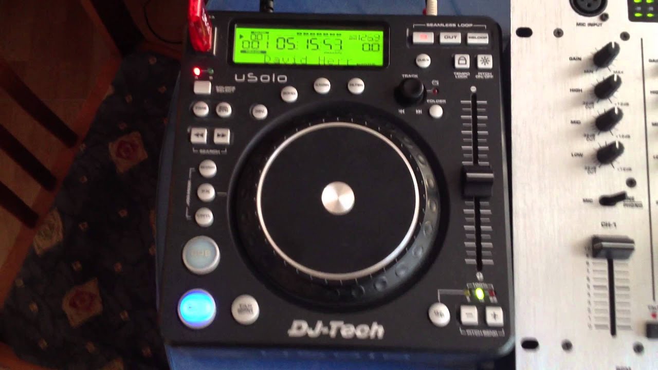 Demostración Reproductores USB DJ Tech USolo MKII y Mesa de mezclas Behringer DX626