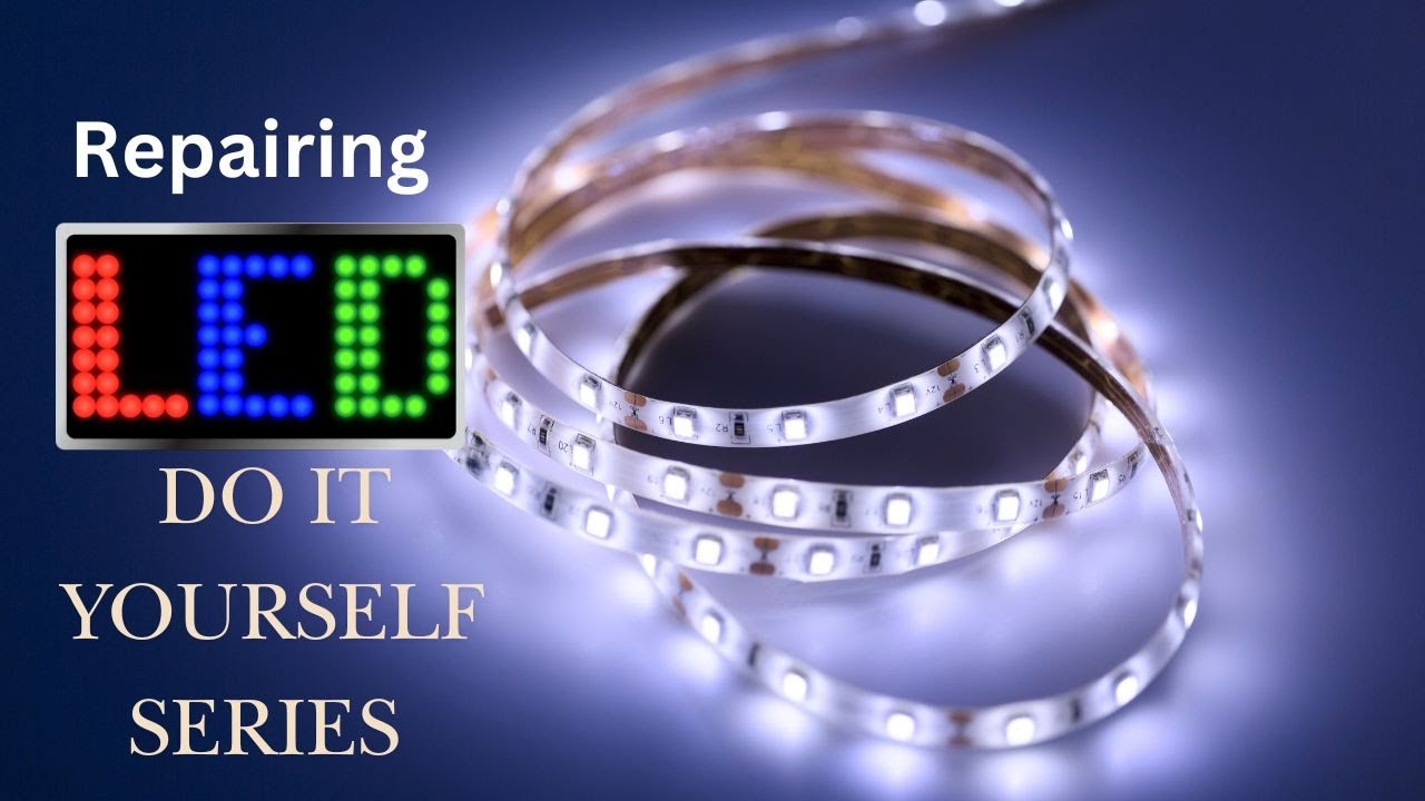 Repairing LED light strip at home  Do It Yourself Series