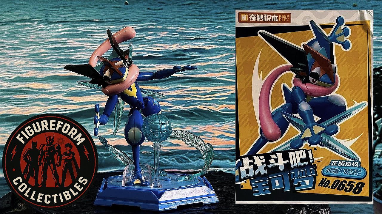 BUILDING Ash’s Greninja! | Keepley Xiaozhi Version Pokémon Model Kit Review