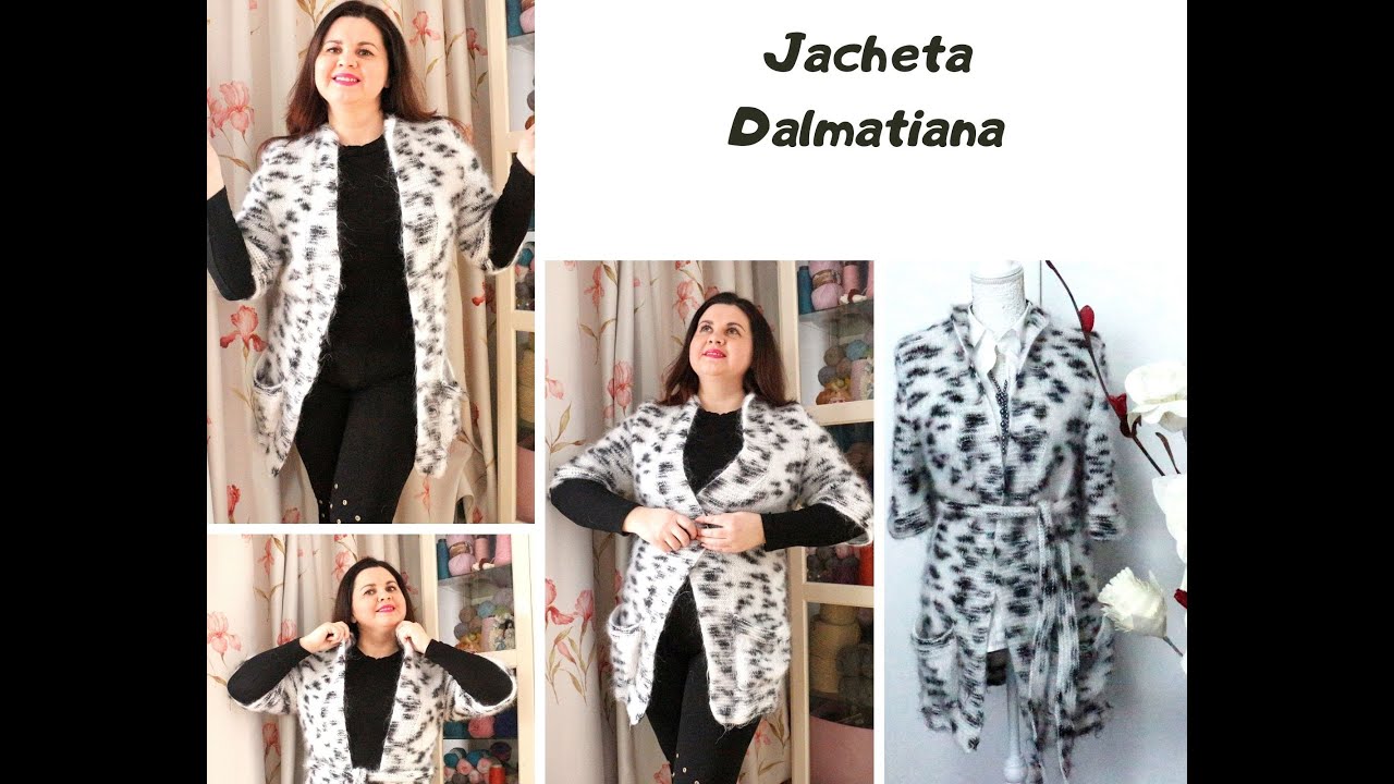 TUTORIAL Jacheta tricotata Dalmatiana- tehnica maneca lucrata de sus, lucram 2 buzunare in paralel