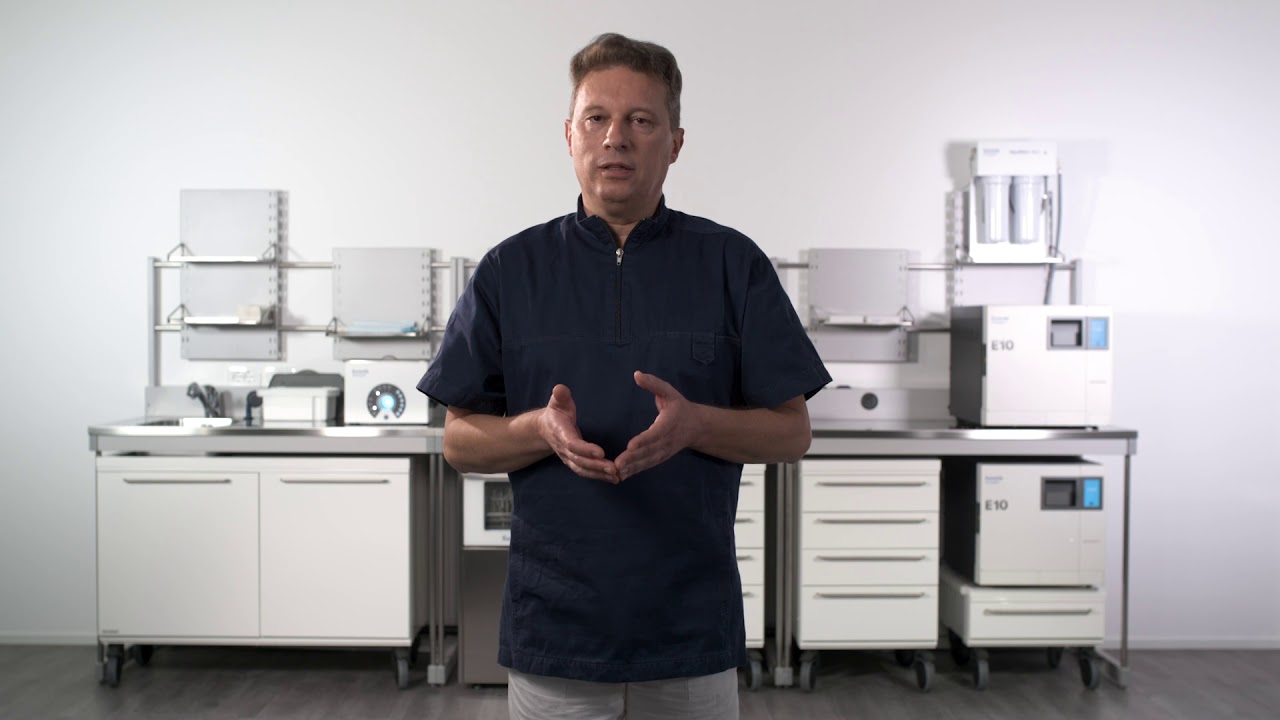 Sterilization process: ultrasonic cleaning 