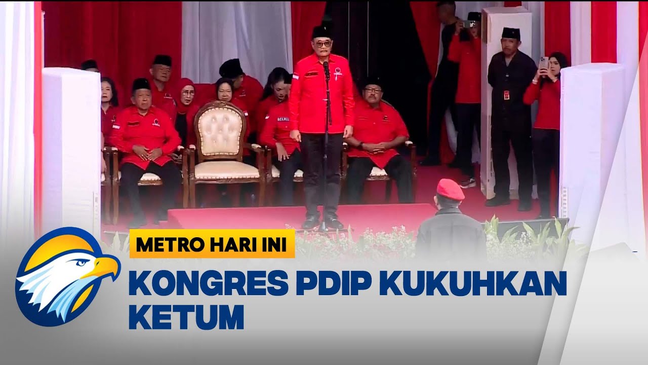 Kongres PDIP akan Kukuhkan Megawati Sebagai Ketua Umum - [Metro Hari Ini]