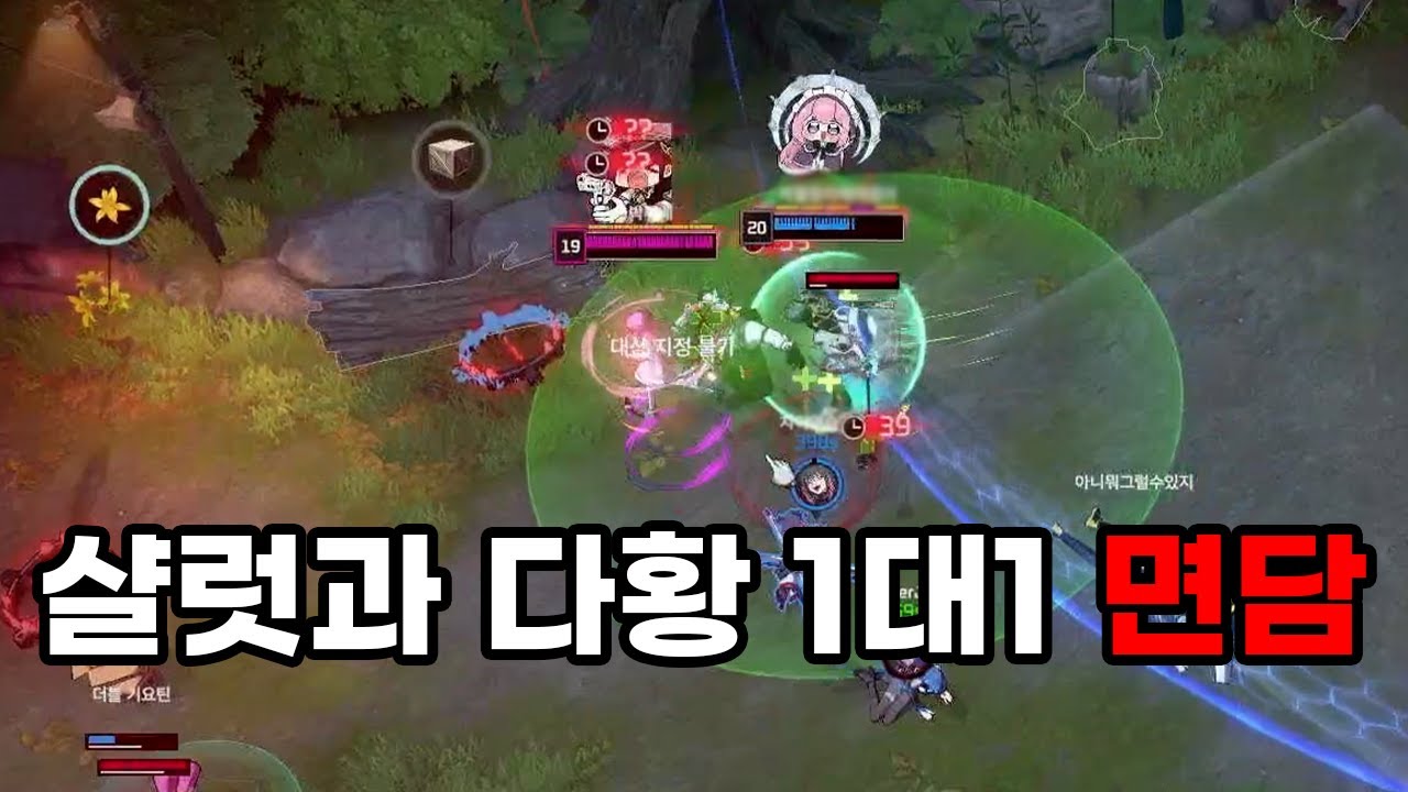 샬럿과 다황의 1대 1 면담
