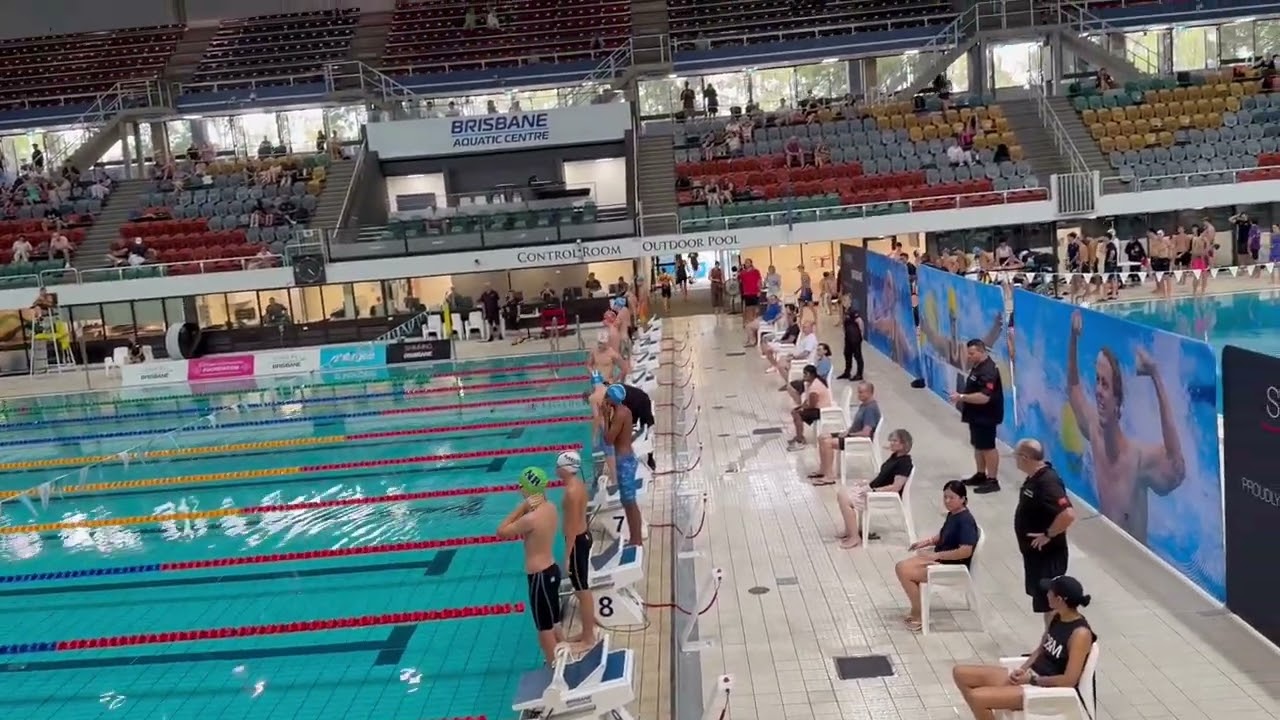 Agrit Sirohi 100m Backstroke Final Brisbane Senior Mets 2026