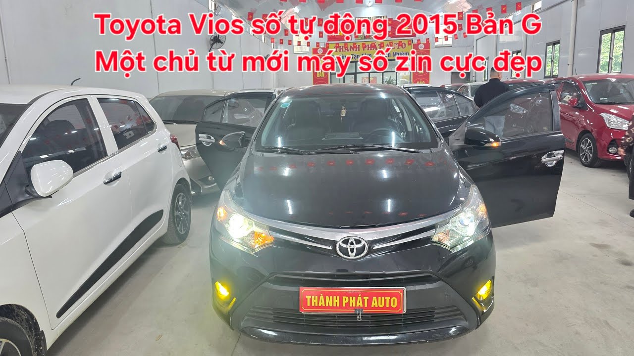 👨‍✈️Toyota Vios số tự động 2015 Bản G cực chất | Xe tư nhân Một chủ từ mới máy số zin đẹp 0913633466