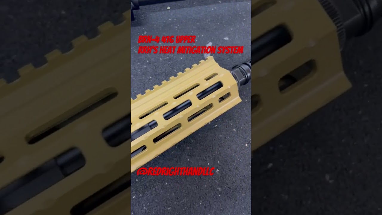 Some have asked, we answered. BRN-4 Heavy Barreled uppers can accept our Heat Mitigation System 🇺🇸