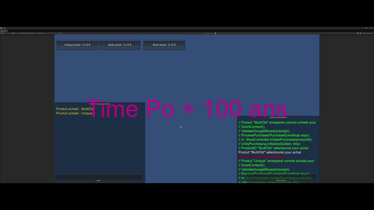 Start of work on the game’s store on the backend side