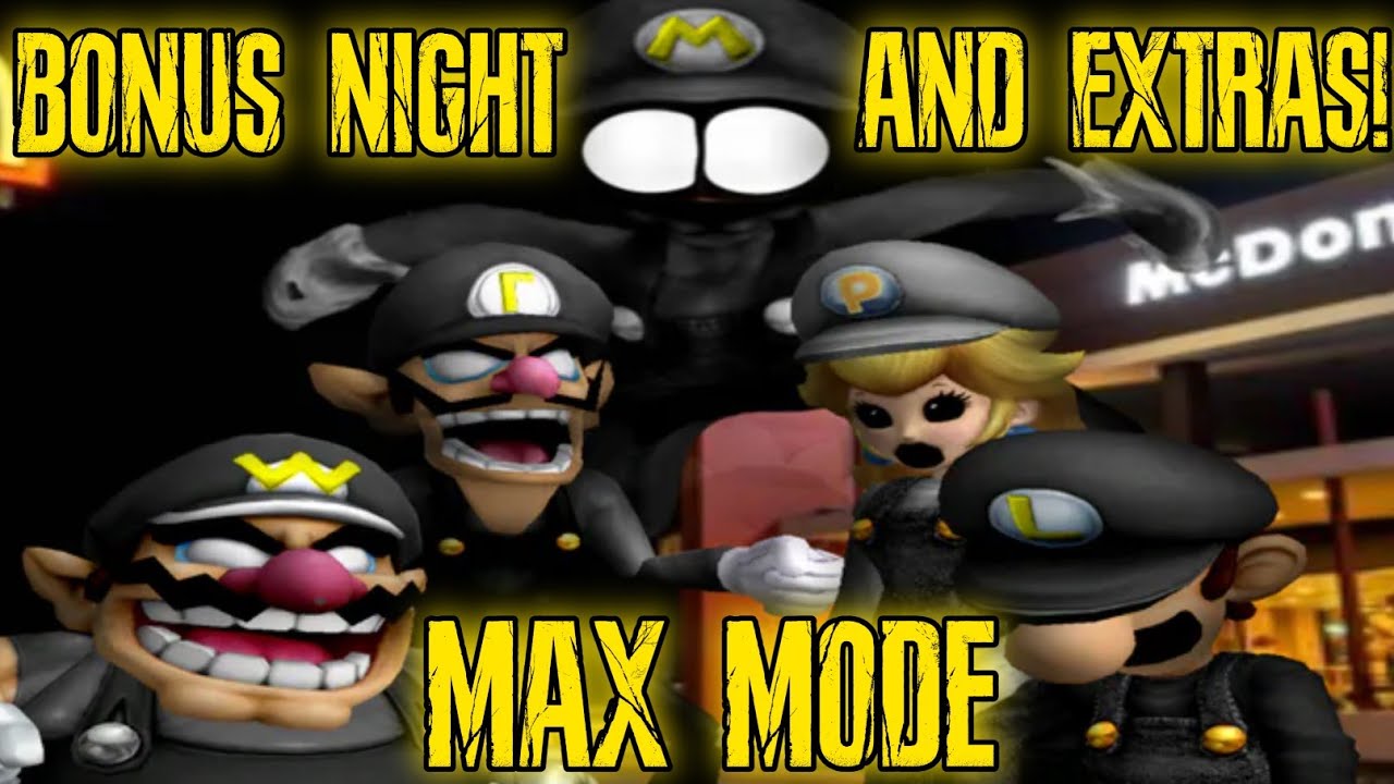 Five Nights at Wario's: McDonalds V3.0 | Extras + Max Mode + Bonus Night!