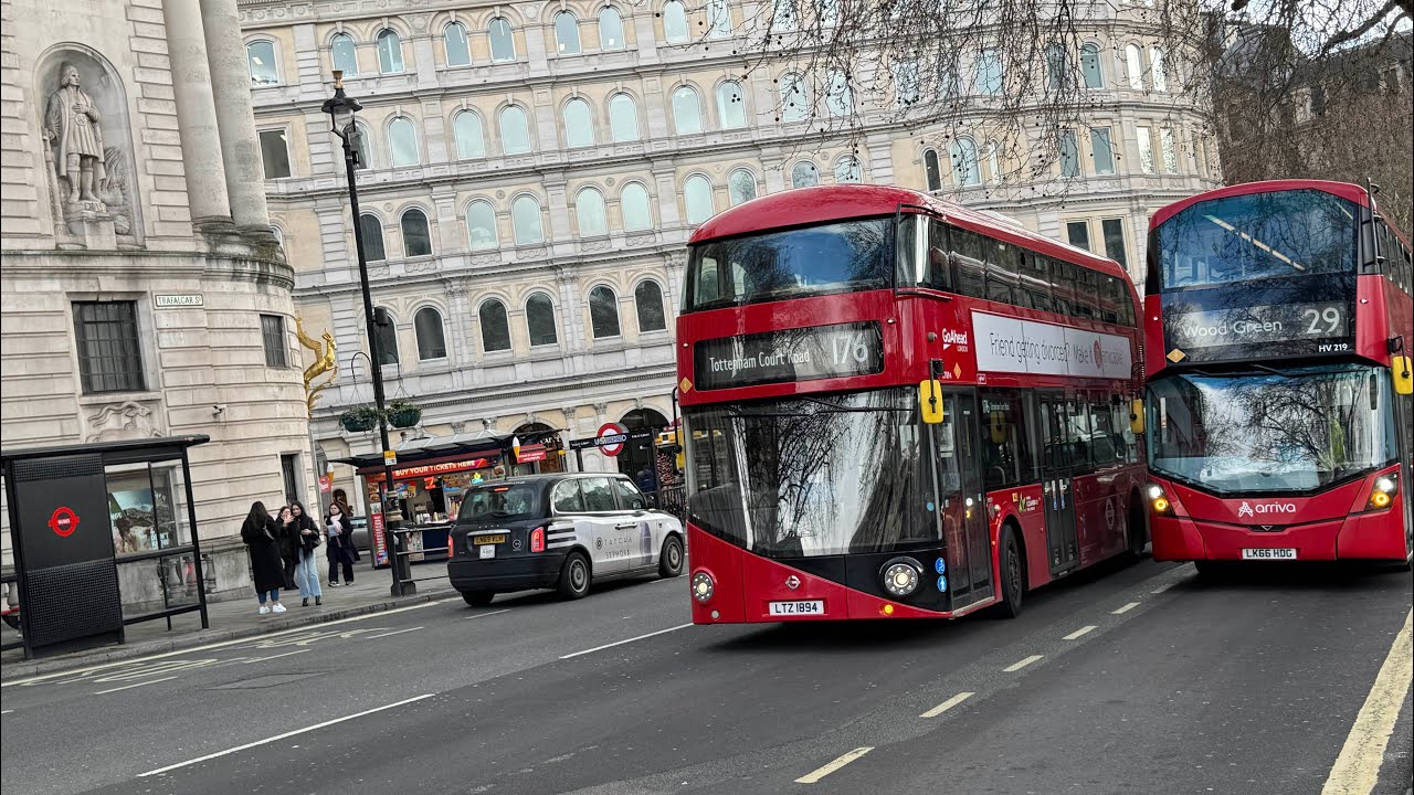 Short journey on new routemaster (LTZ 1898): Route 176 to Tottenham Court Road