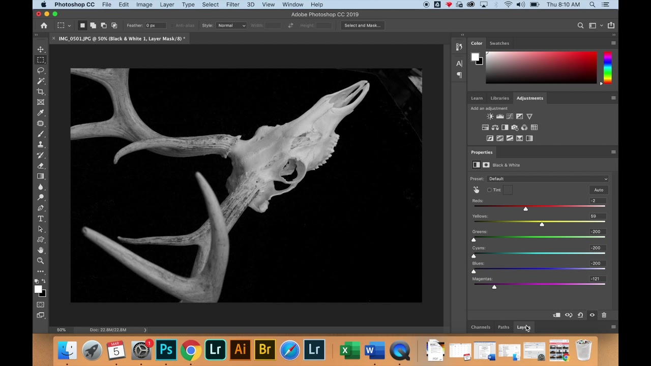 How to create a low key image in photoshop