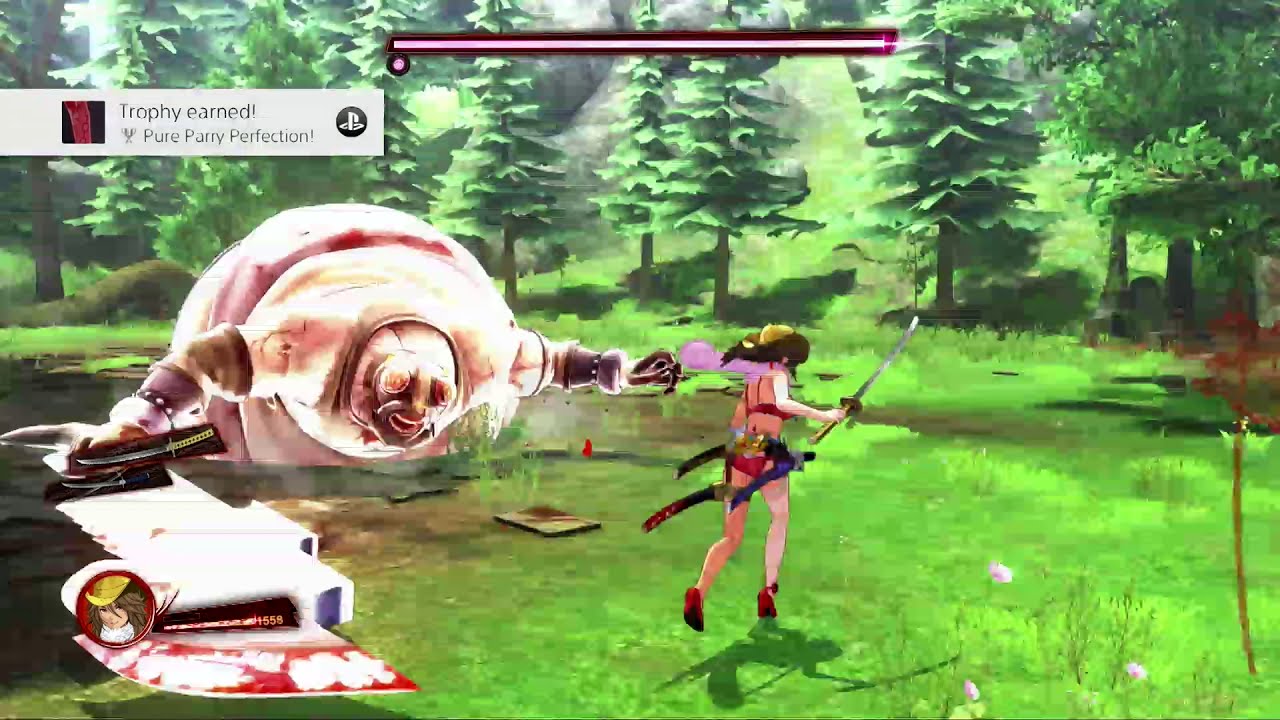 PS4 Pure Parry Perfection Trophy (Onee Chanbara Origins)