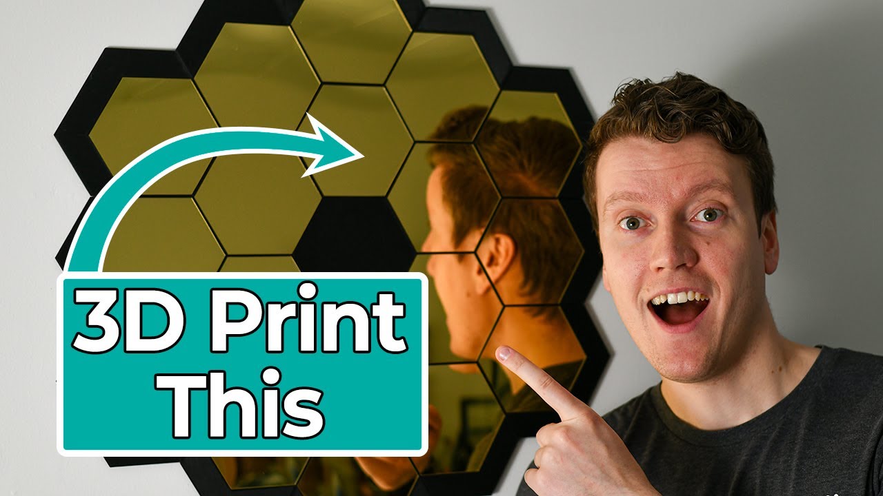 3D Printed James Webb Space Telescope Mirror | 3D Printing Art