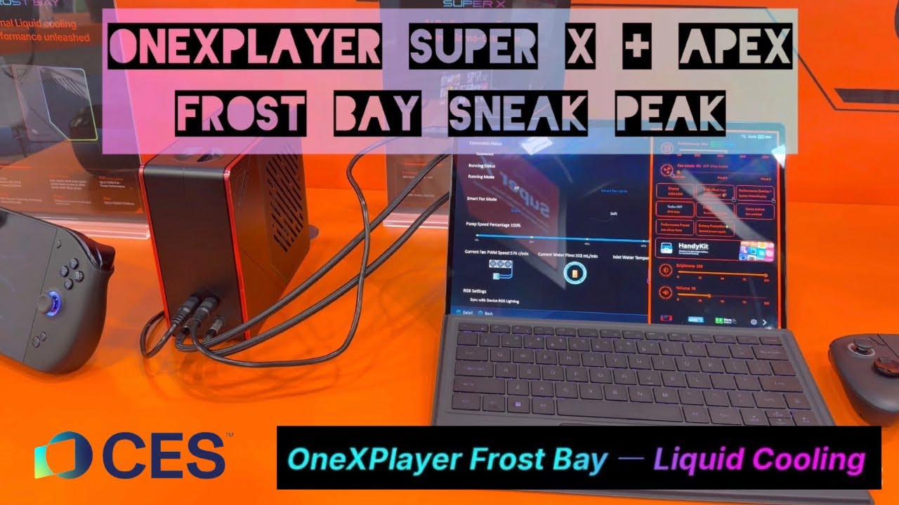 Onexplayer Frost Bay Sneak Peak! Onexfly Apex and Super X - Liquid Cooling and Power Boost 🔥