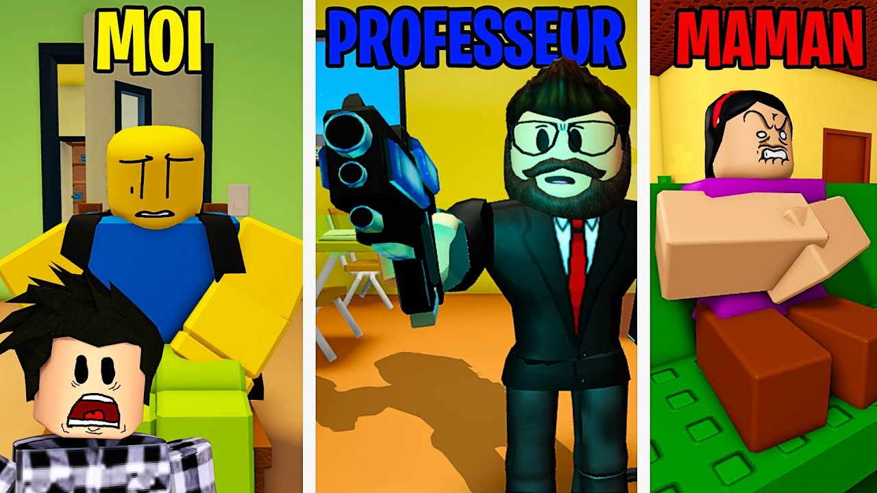 J'AI OUBLIÉ QUE J'AVAIS UN CONTRÔLE À L'ÉCOLE AUJOURD'HUI... (Roblox Forgot My Exam)