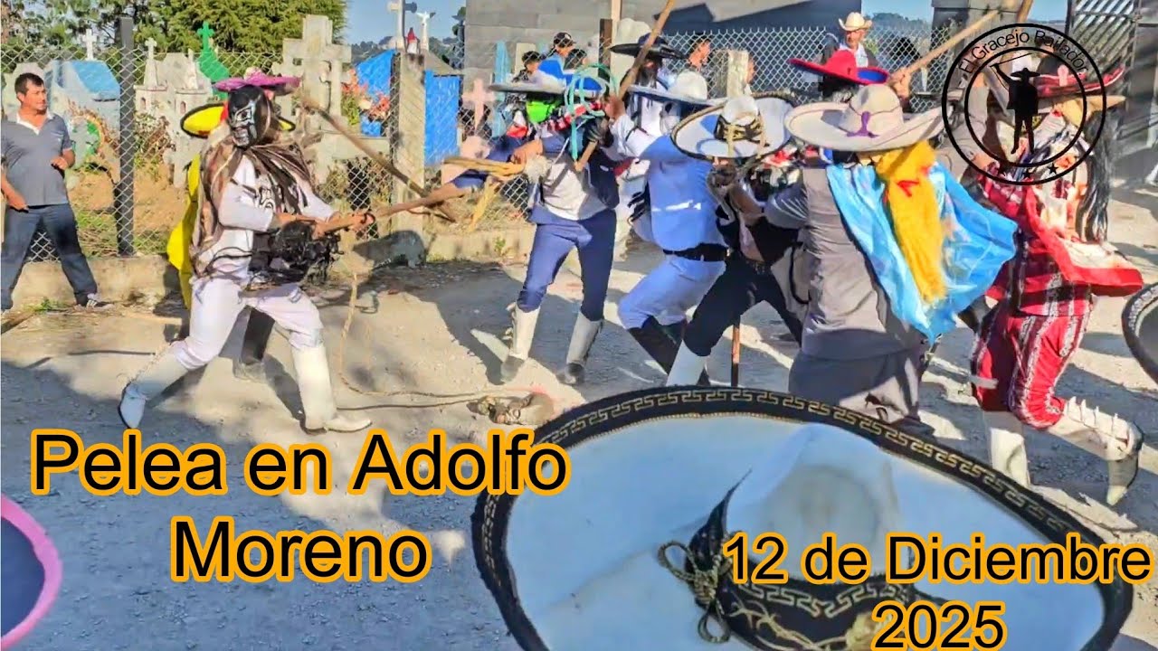 Pelea de Gracejos en Adolfo Moreno 12 de diciembre de 2025