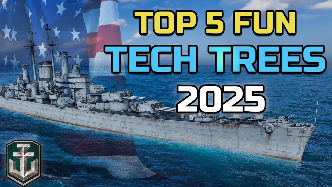Пять самых интересных технологических деревьев в World of Warships!