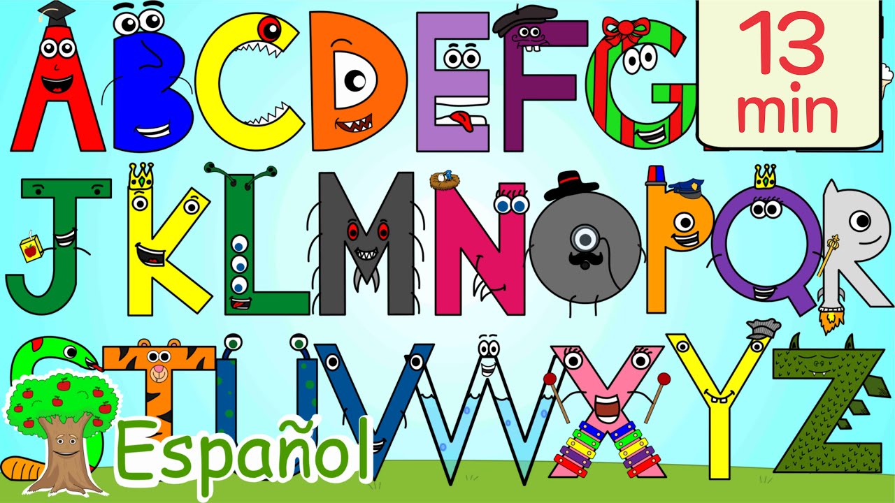 ¡Letras, Colores, Y Más Canciones Infantiles del ABC! | English Tree Español