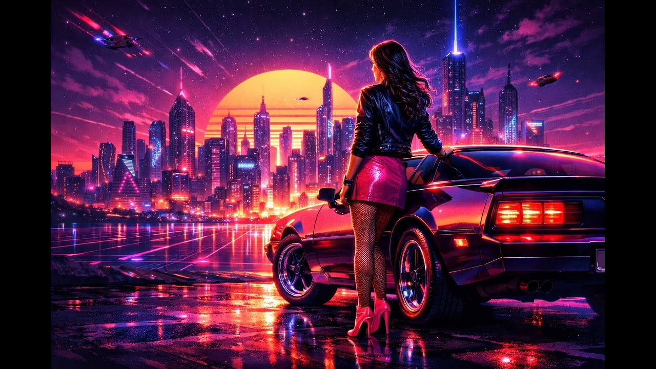 Synthwave/Retrowave/Techno Music Galaxy Audio Mix relax part32