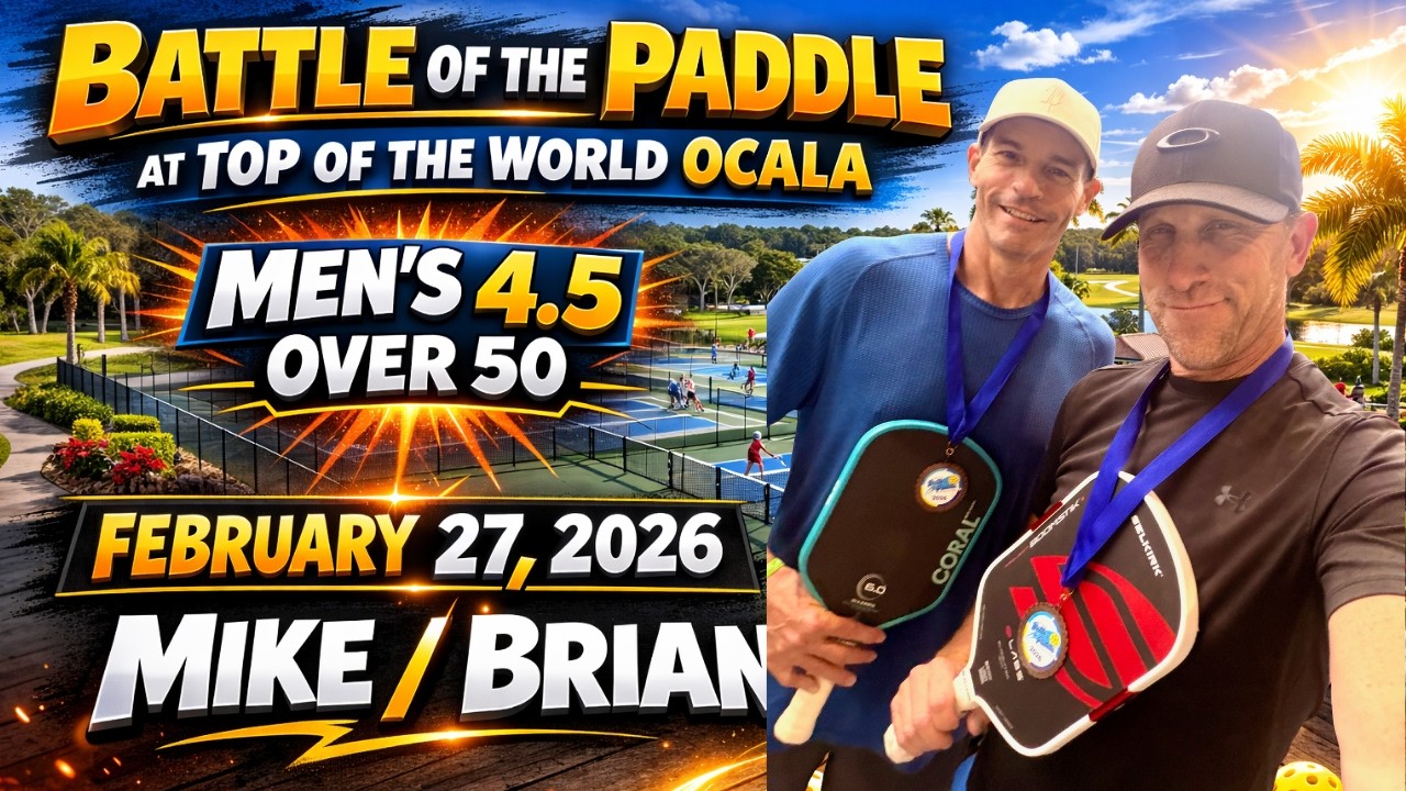 Battle of the Paddle Ocala - Men's 4.5 Over 50 - Bronze Medal Game