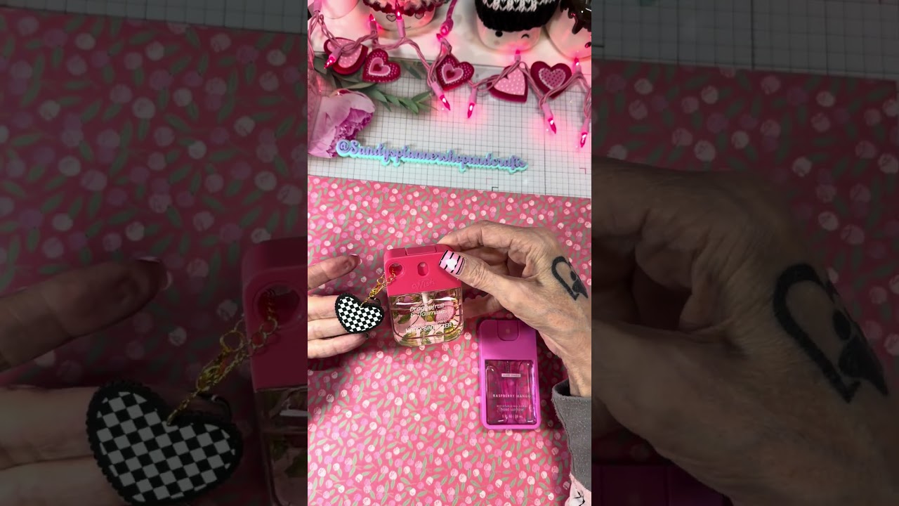 Decorated hand sanitizers are so much fun! #diy #diygifts