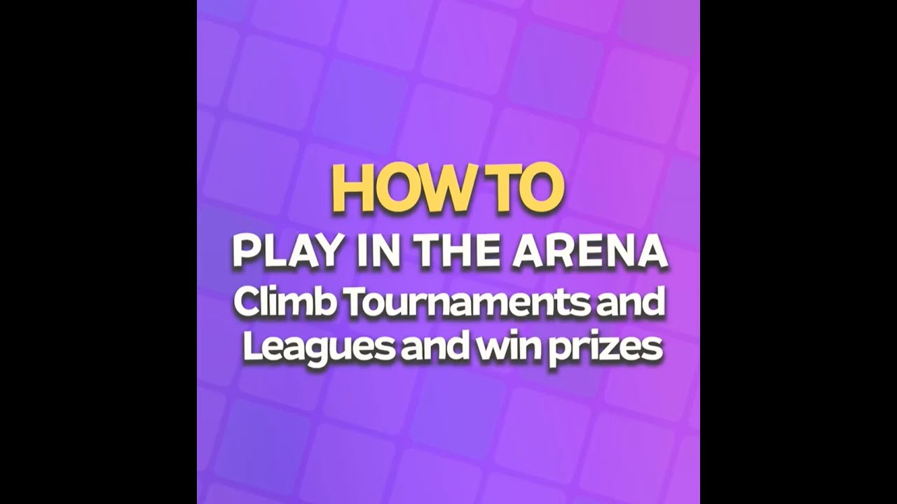 Scrabble GO - How to access Arena and Tournaments
