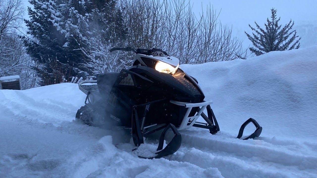 The Mod Sled Alone In The Backcuntry