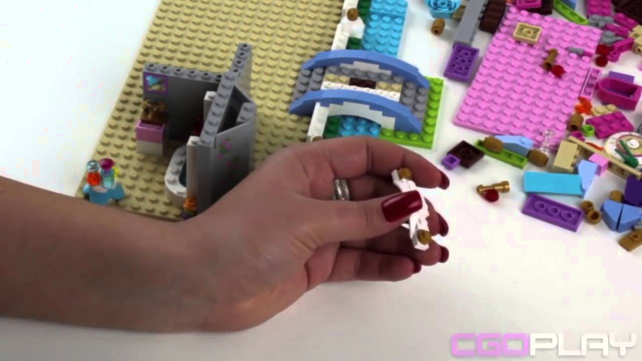 &hearts; LEGO Disney Princess Cinderella Romantic Castle 41055 Unboxing (Lego Toys for Kids) Part 3 HD