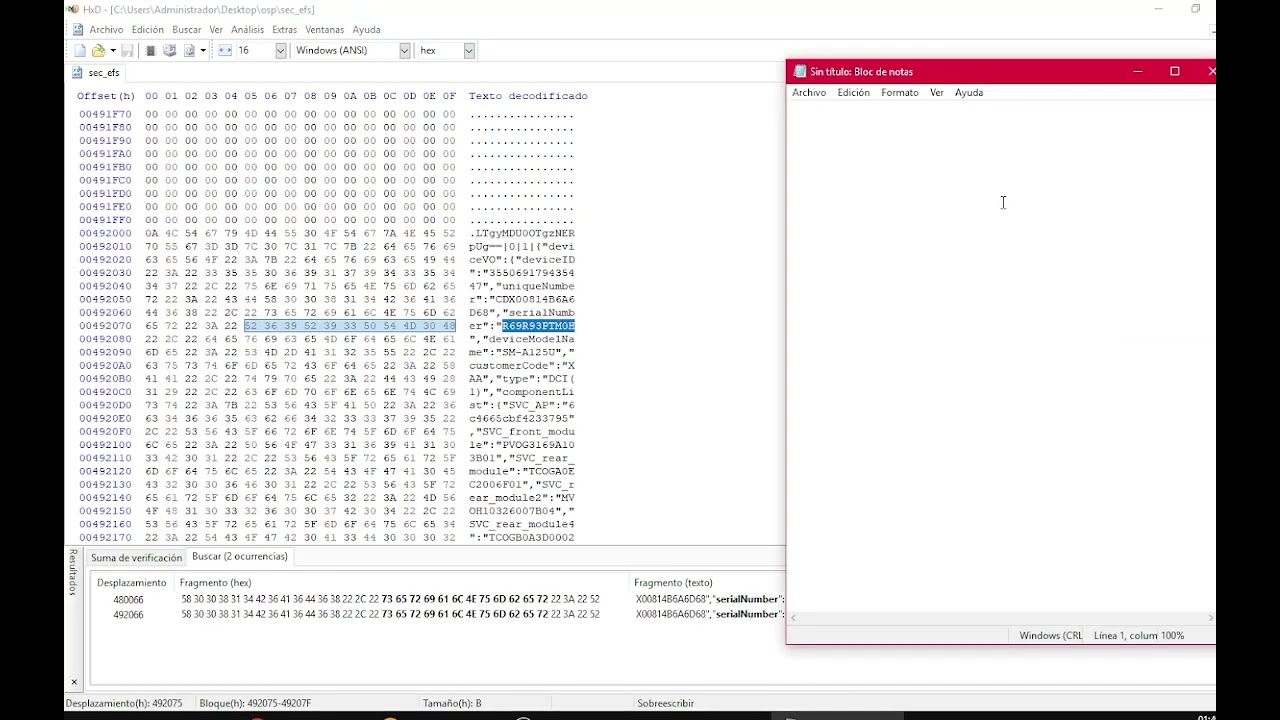Cambio o reparación de S/N serial en los Samsung MTk con Unlocktool