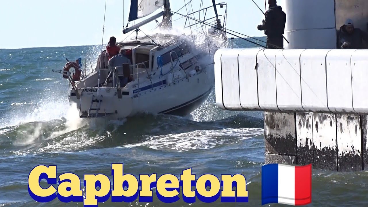 ⚠️ ATTENTION ⚠️ IL FAUT SE M&Eacute;FIER : GROSSE HOULE, GROSSES VAGUES &Agrave; CAPBRETON🌊⛵🛥️🇨🇵