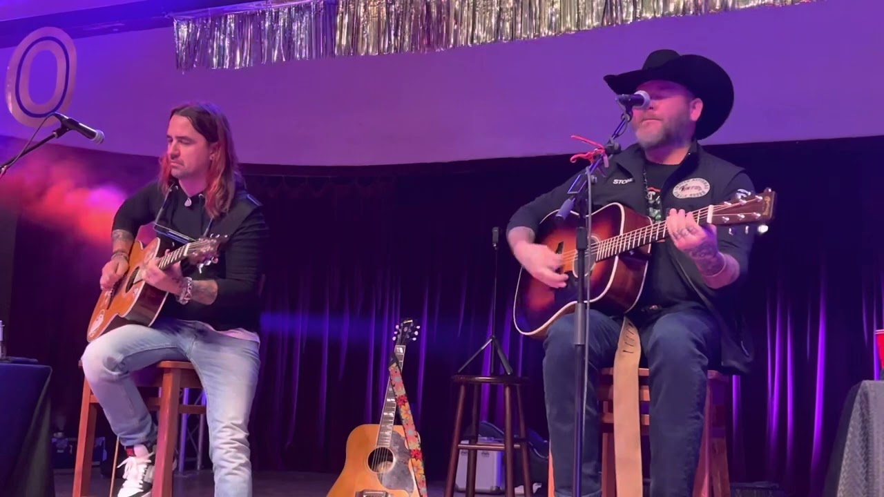 Stoney LaRue, Cody Canada & Mike McClure perform “One Chord Song” & “Blind Man” - Hangover Ball 2023