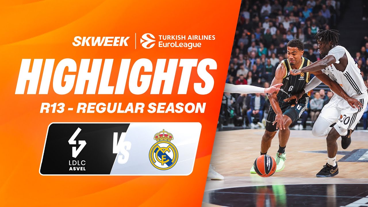UNBELIEVABLE SCENARIO FOR ASVEL  🤯 ASVEL vs Real Madrid - Highlights EuroLeague R13