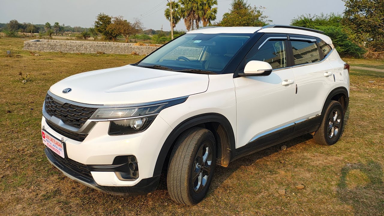 తక్కువ ధరలో కొత్త మోడల్ కార్ మీకోసం..| Kia seltos HTK+ model 2020| Best Second Hand Cars in Jagtial
