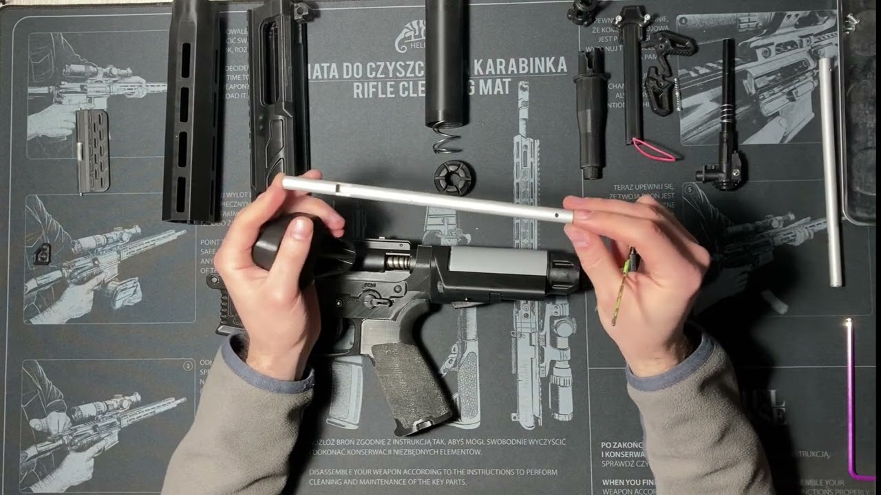 3d Printed M4 Airsoft replica - Assembly Video