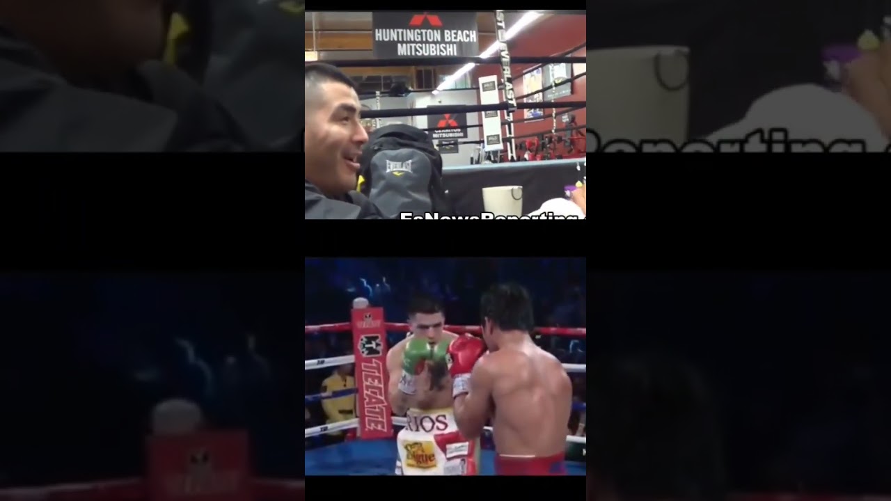 Rios testimony Pacquiao is the fastest boxer that he   face