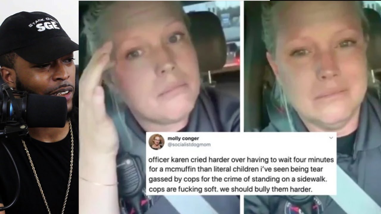 Police Officer Cries Over McMuffin And Breaks Down In Mcdonald's Drive Thru