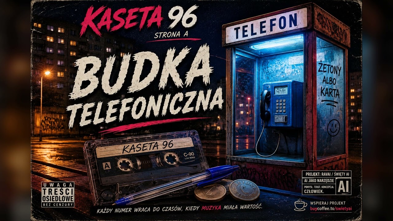 KASETA 96 &ndash; Budka telefoniczna | Old School Polish Rap 90s | Święty AI / RAVAI