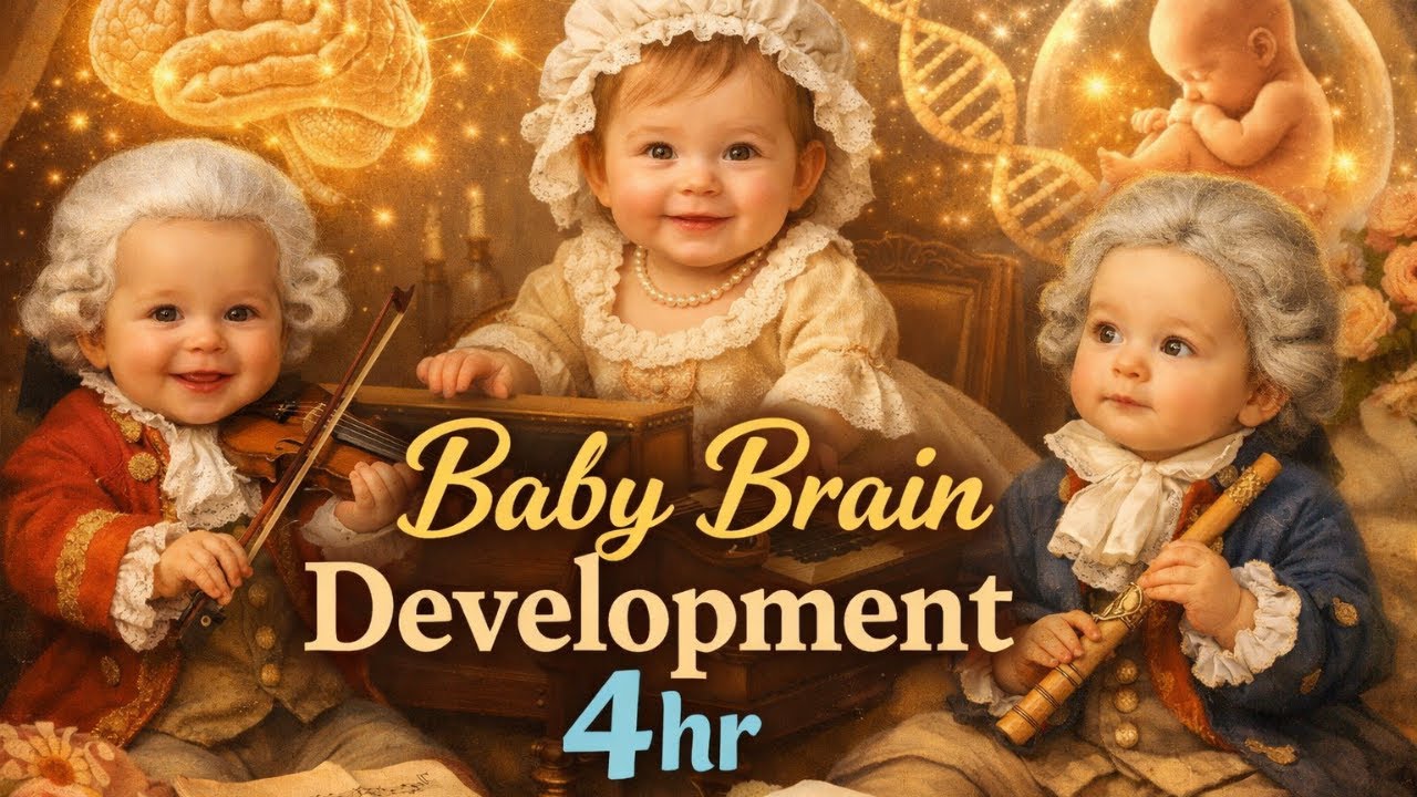 Baby Brain Development Classical Music 🧠 | Gentle Symphony for Sleep & Growth 4hr