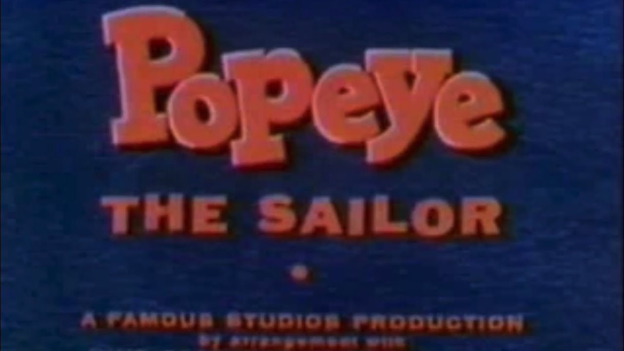 1937 Popeye the Sailor “Meets” Ali Baba’s Forty Thieves! 
