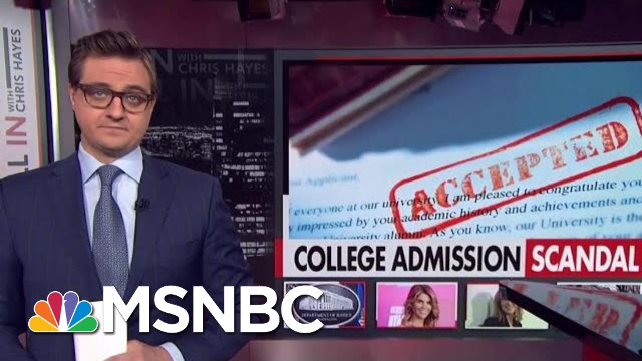 50 Charged In Massive College Admission Bribery Scandal | All In | MSNBC