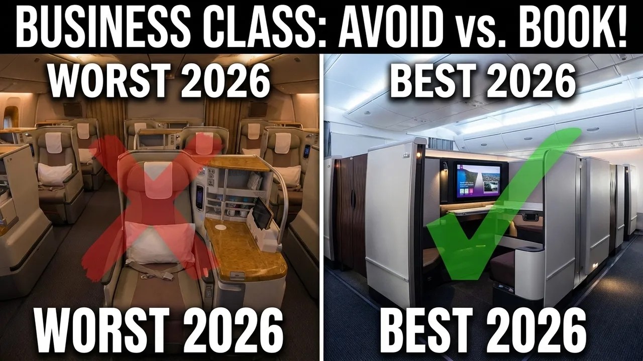 Stop Booking These Business Class Seats! 2026 Best & Worst Ranked