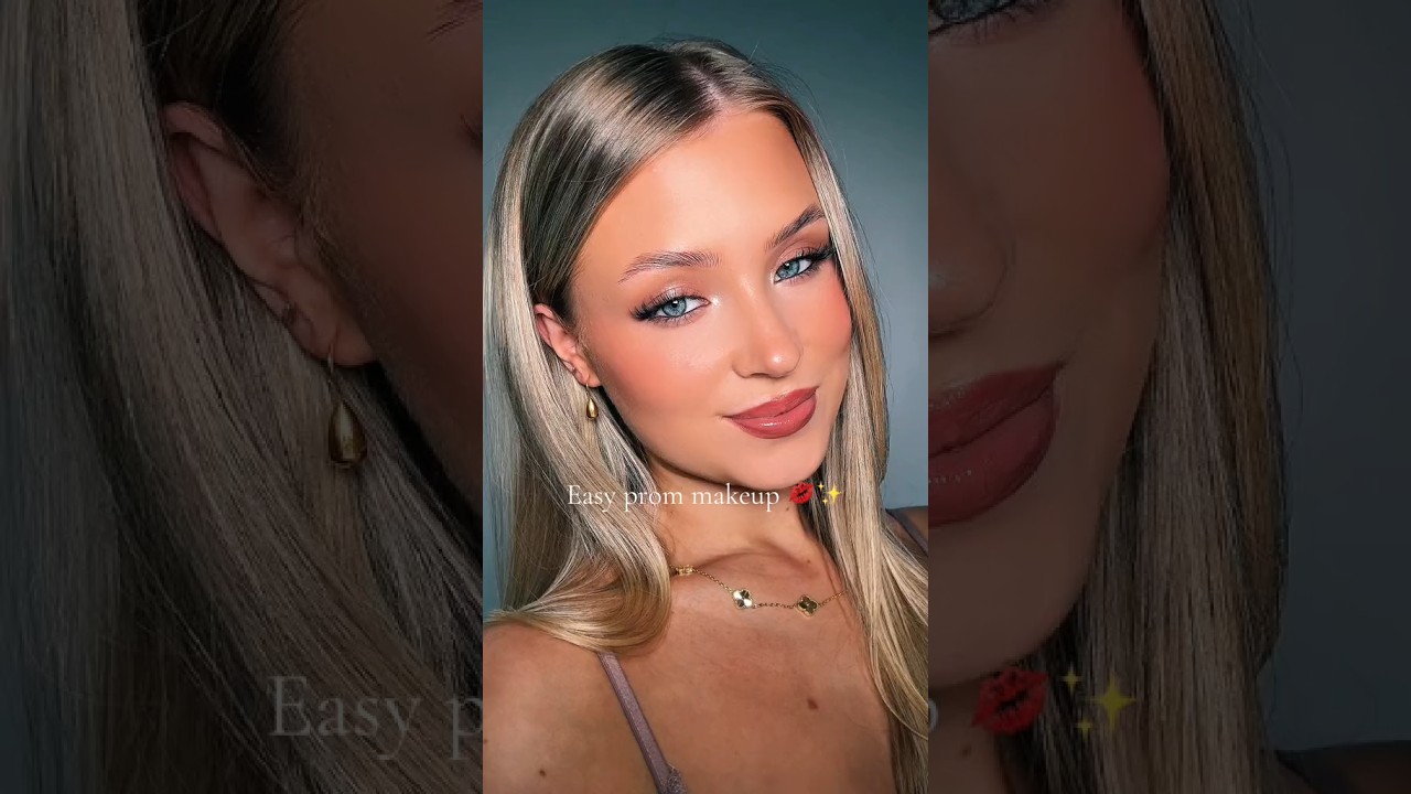 Easy prom makeup tutorial 💞 