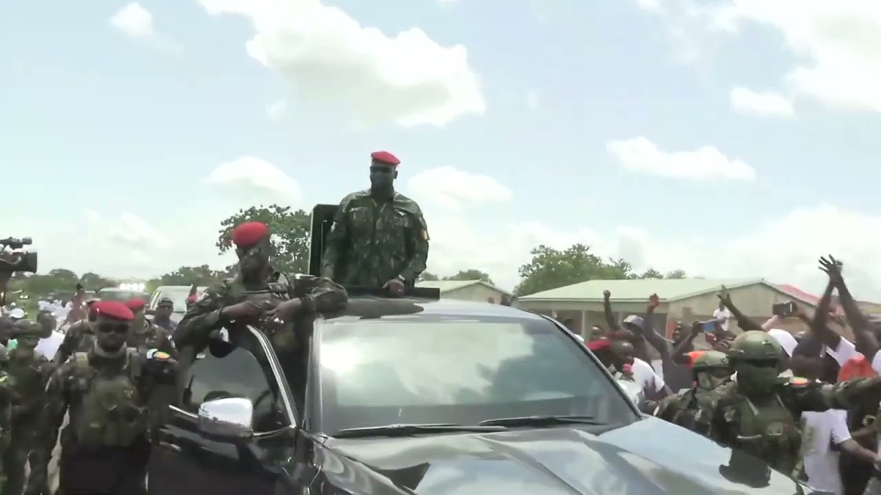 La rentrée du Président Colonel Mamadi Doumbouya à Kankan.