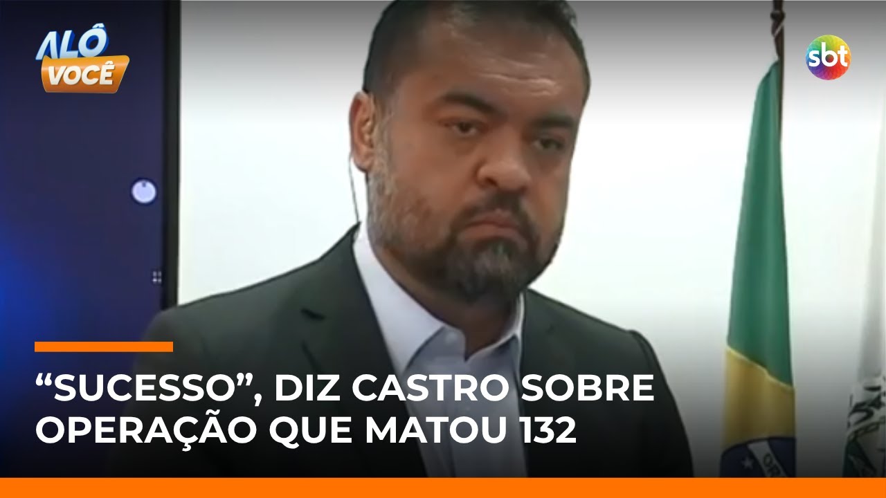 Exclusivo: Cl&aacute;udio Castro afirma que megaopera&ccedil;&atilde;o marca o in&iacute;cio da retomada do RJ | #AloVoce